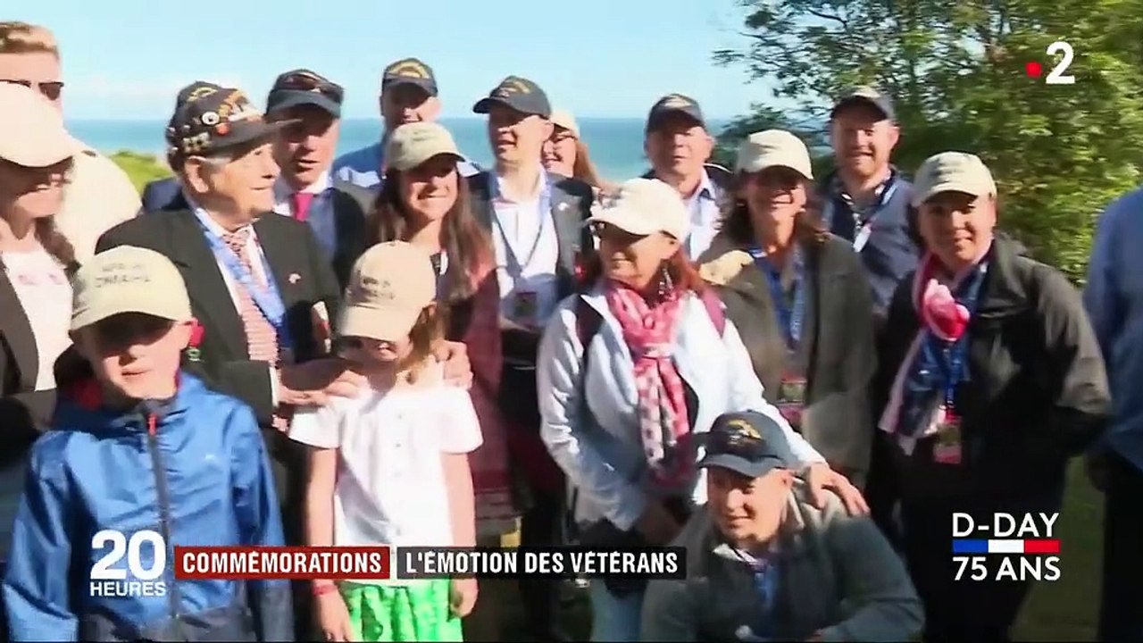 Débarquement : l'émotion des vétérans revenus en Normandie