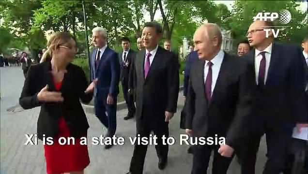 Putin and Xi visit pandas at Moscow Zoo