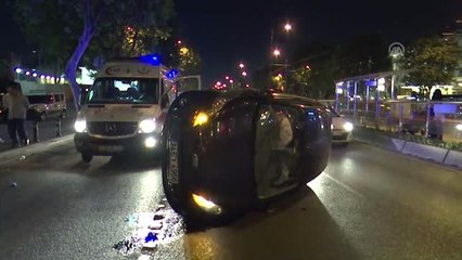 Fatih'te trafik kazası: 1 yaralı