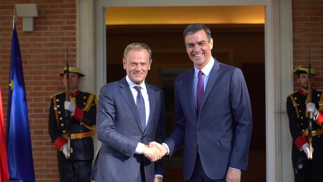 Pedro Sánchez se reúne con Donald Tusk
