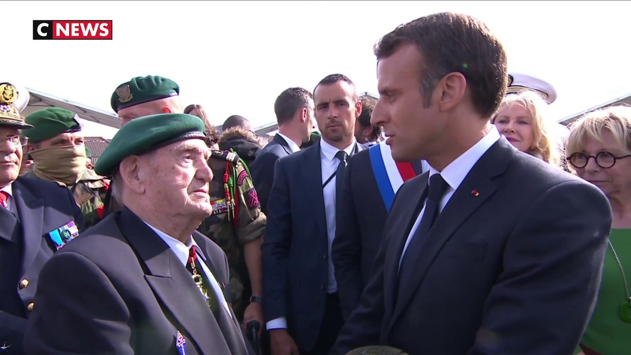 "Cela fait 75 ans, mais je n'oublie pas" : l'émouvant échange entre Léon Gautier et Emmanuel Macron