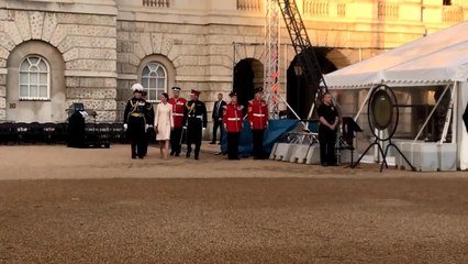 Right Now: Kate Middleton Attends Beating Retreat Ceremony