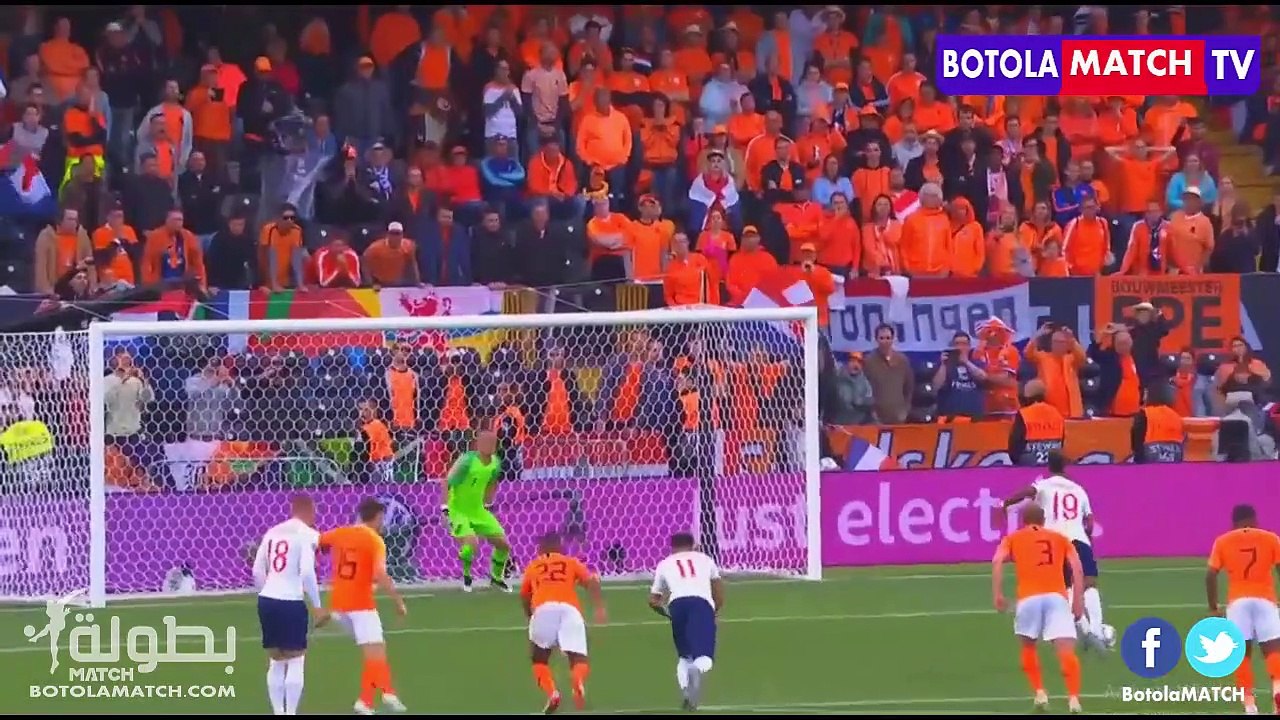 أهداف مباراة هولندا 3-1 إنجلترا – نصف نهائي دوري الأمم الأوروبية