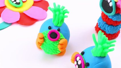 Learn How to Make A Bird From Play-Doh | Trolls fll mvie | Craft Videos For Kids  Crafty Kids