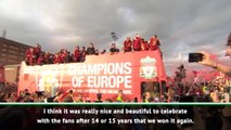 Shaqiri lost his voice in Champions League celebrations
