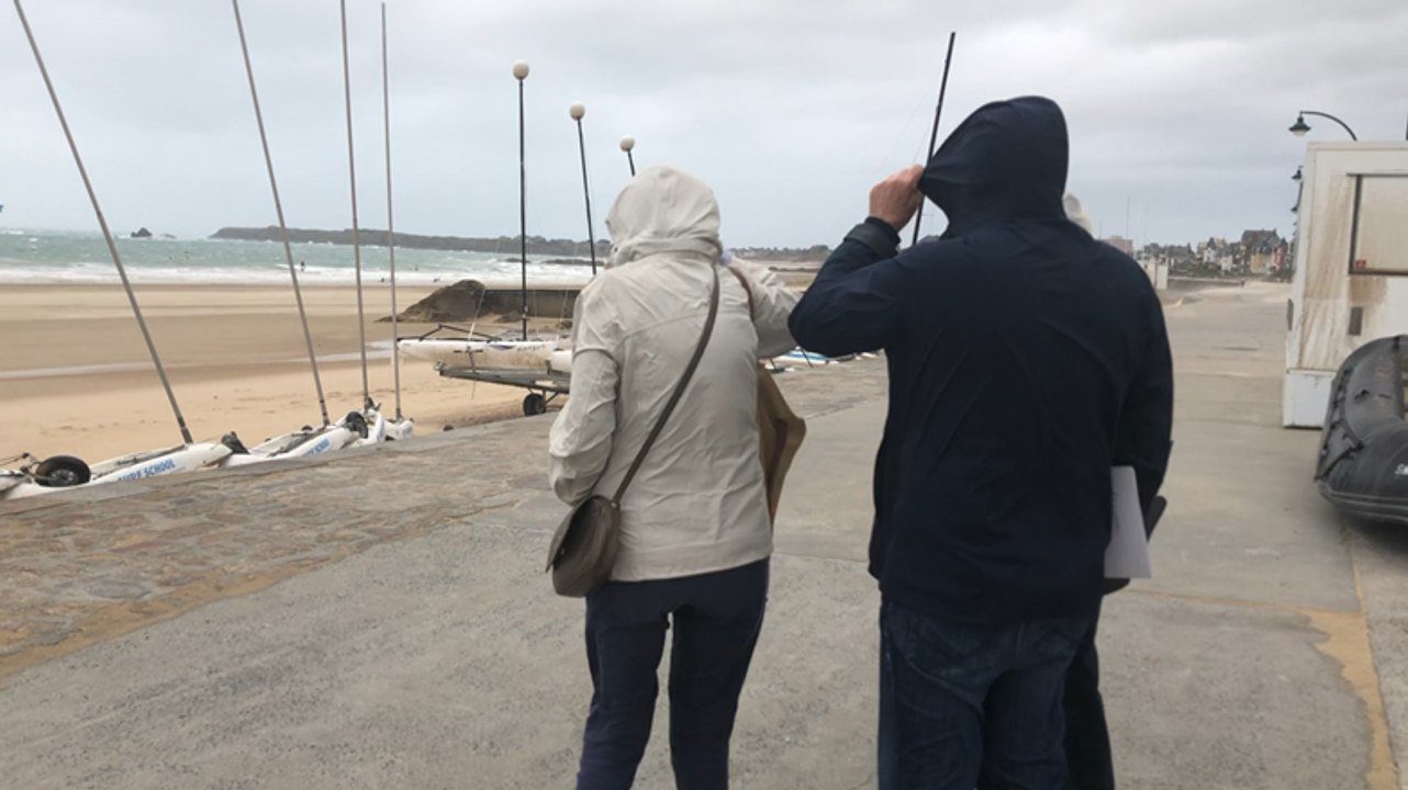 La tempête Miguel souffle sur Saint-Malo