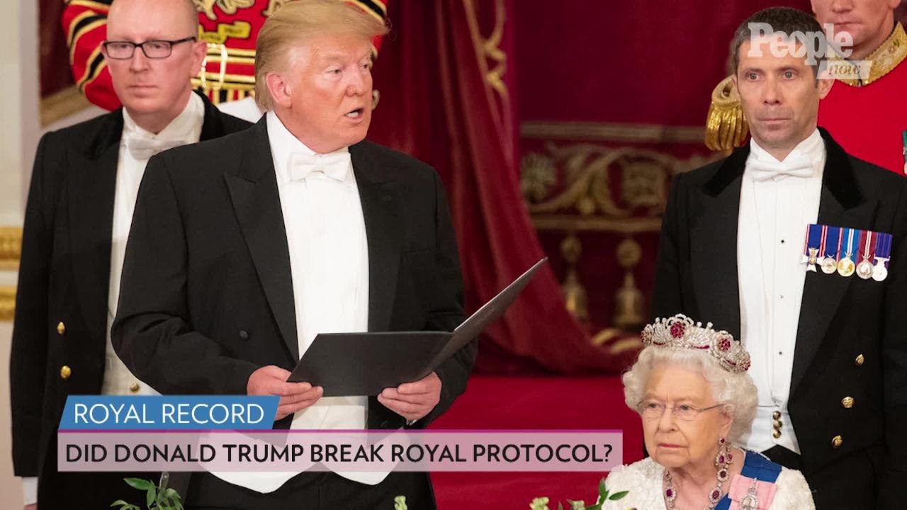 Donald Trump Put His Hand on Queen Elizabeth’s Back at State Banquet: Did He Break Protocol?