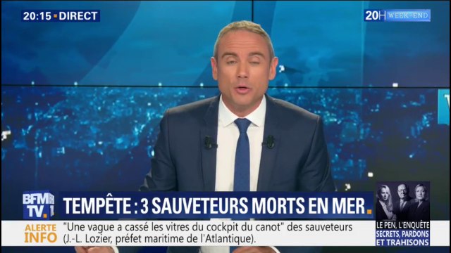 Il faudrait rendre un hommage national aux sauveteurs en mer décédés, demande Dominique Bussereau