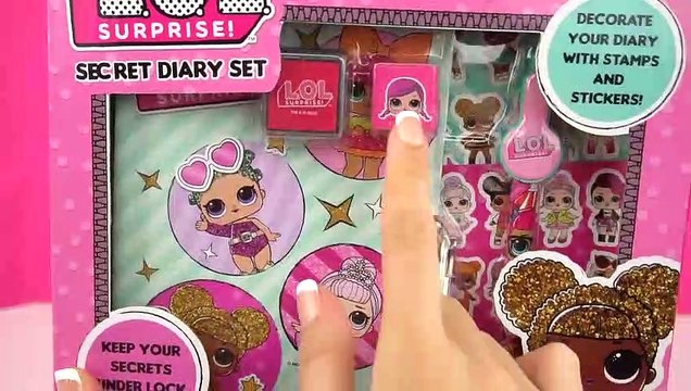 LOL Doll Surprise Secret Diary & Punk Boi & LOL Unicorn 3 Marker Challenge