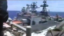 Incidente entre dos buques de guerra de EEUU y Rusia