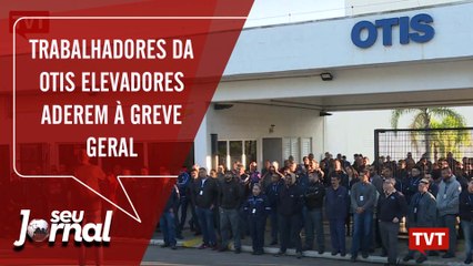 Trabalhadores da Otis Elevadores aderem à greve geral em 14 de junho