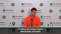 Djokovic delighted to keep rivalry with Federer and Nadal going