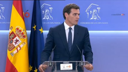 Rivera reitera su ‘no’ a Sánchez y le pide que forme gobierno cuanto antes