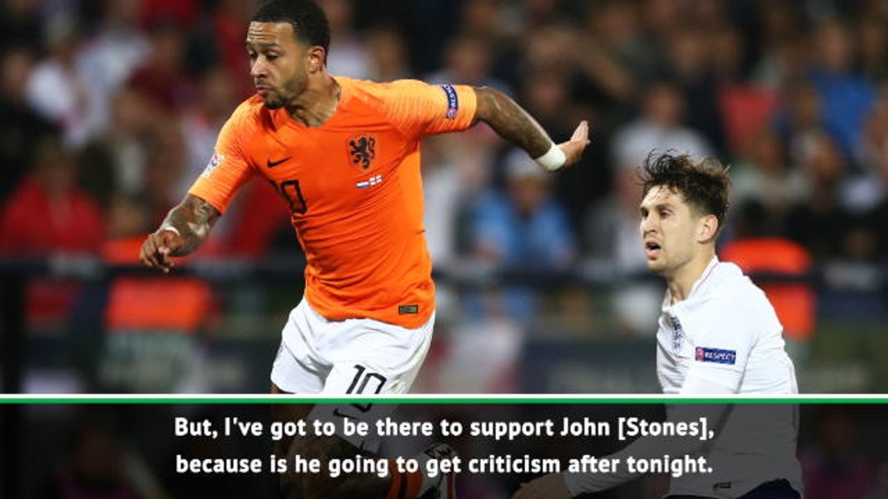 Southgate will 'support' Stones after Nations League mistake