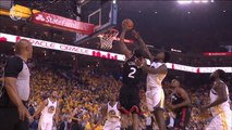 Kawhi drives and dunks