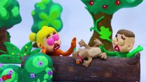 SUPERHERO BABY RESCUES HOMELESS DOG  Play Doh Cartoons For Kids
