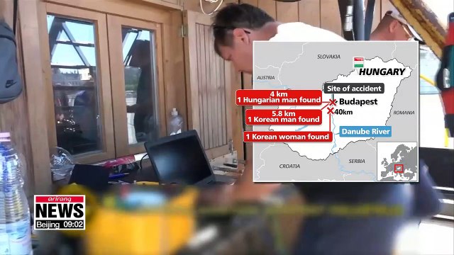 Three more victims found on Danube River, bringing official death toll from boat capsize to 19