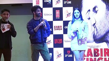 Shahid Kapoor & Kaira Advani at Kabir Singh movie Mere Sohneya Song Launch- PART 1