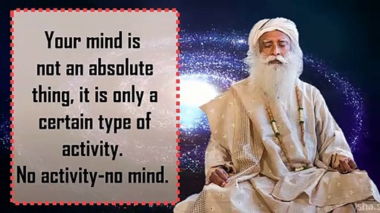 Determine The Nature Of Your Mind -  Sadhguru about Ganesh