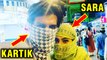 Sara Ali Khan & Kartik Aaryan HIDE FACES In The Mosque Celebrate Eid