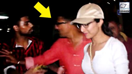 Download Video: Shraddha Kapoor's Security Guard Misbehaves With A Fan Asking For Selfie