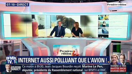 Internet aussi polluant que l'avion