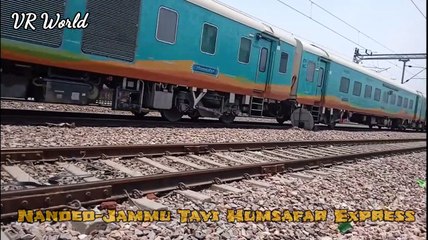 4 in 1- INDIAN RAILWAYS  Faridabad Line  Humsafar + DLI-AGC Passanger + Mangla Lakshwdeep + Kerala