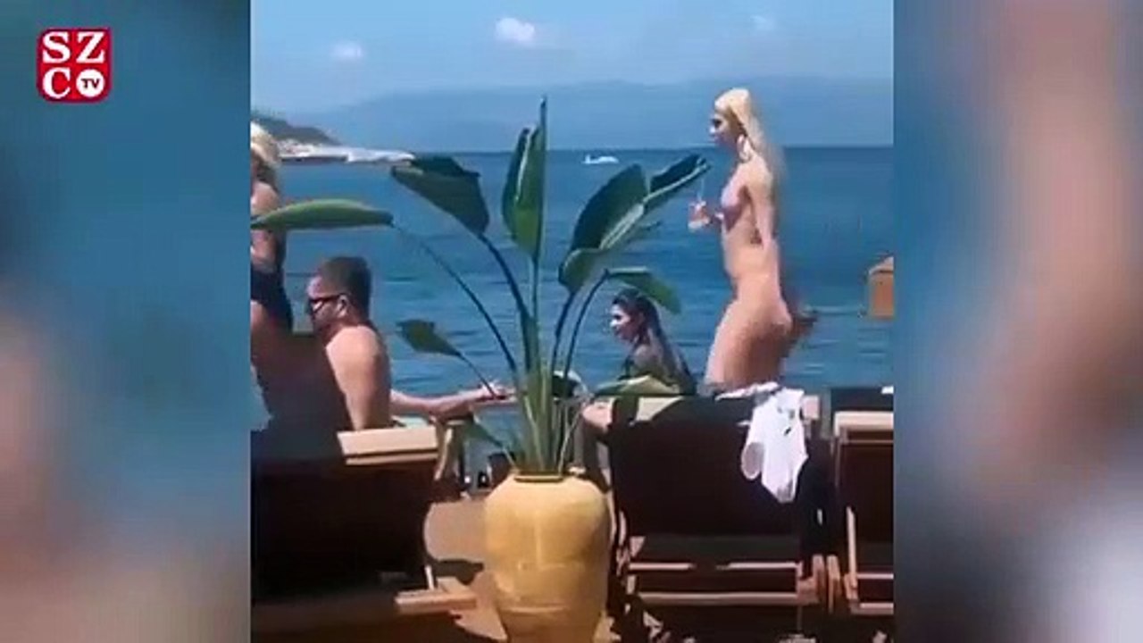 Aleyna Tilki bikinili görüntüsüyle olay oldu