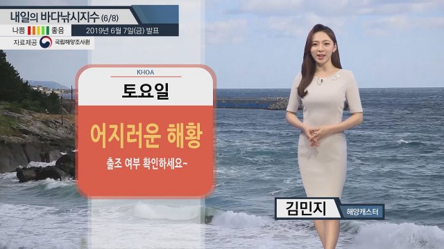 [내일의 바다낚시지수]5월 8일 주말 해황 안정 찾으나 남해, 동해안 높은 물결 주의 / YTN