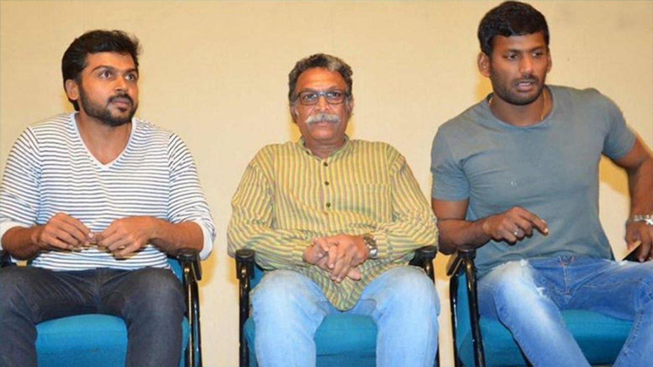 Nadigar Sangam: சங்க கட்டிட நிதிக்காக கார்த்தி...