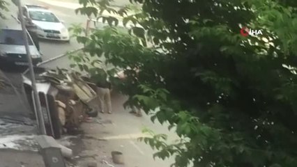 Kahveye dalan otomobil sürücüsü hayatını kaybetti