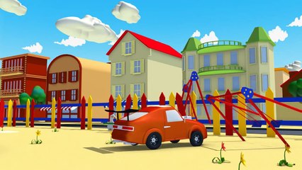 The Car Patrol : Hector the Helicopter is stuck on a tree in Car City | Cars Trucks cartoon children