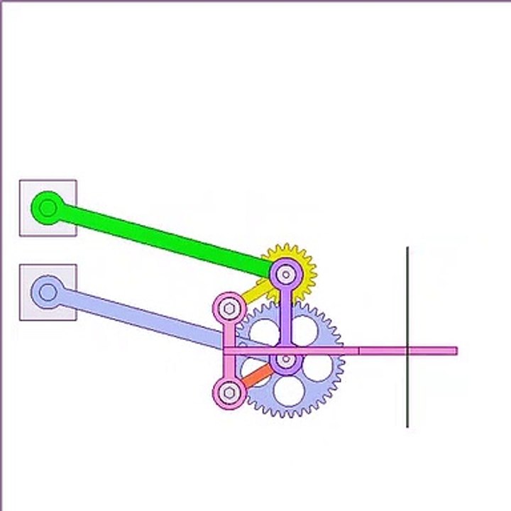 0003. Gear and linkage mechanism 17 - Dailymotion Video