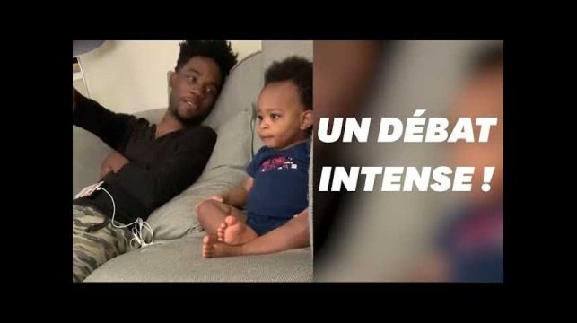 Un adorable mais intense débat entre un père et son fils