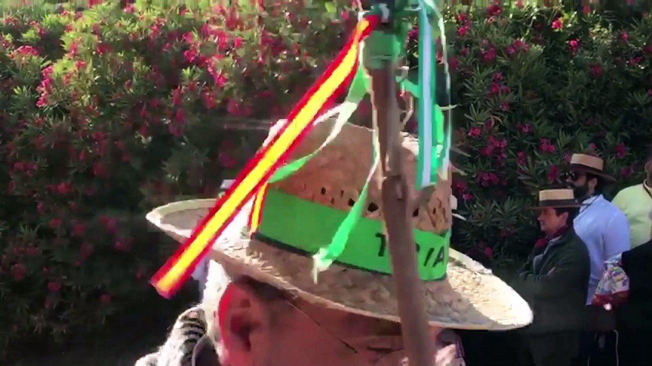 Lourdes Montes y Fran Rivera, dos peregrinos en El Rocío