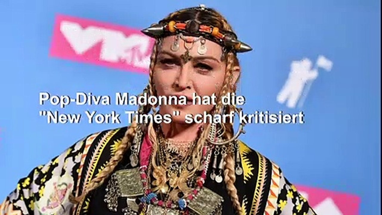 Madonna fühlt sich durch Zeitungs-Porträt 'vergewaltigt'