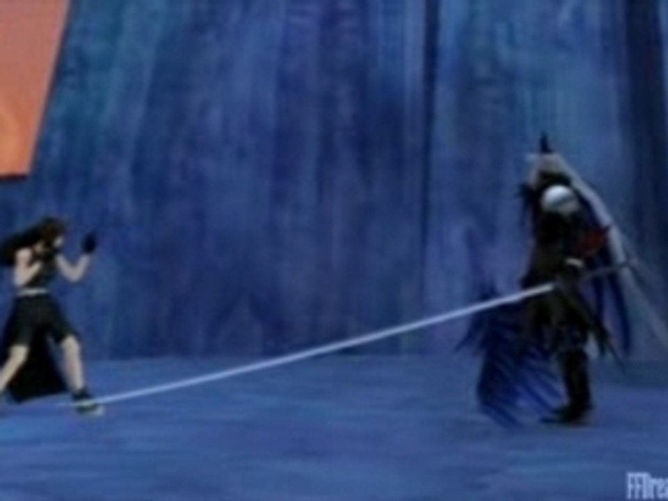 Cloud vs Sephiroth Kingdom Hearts II