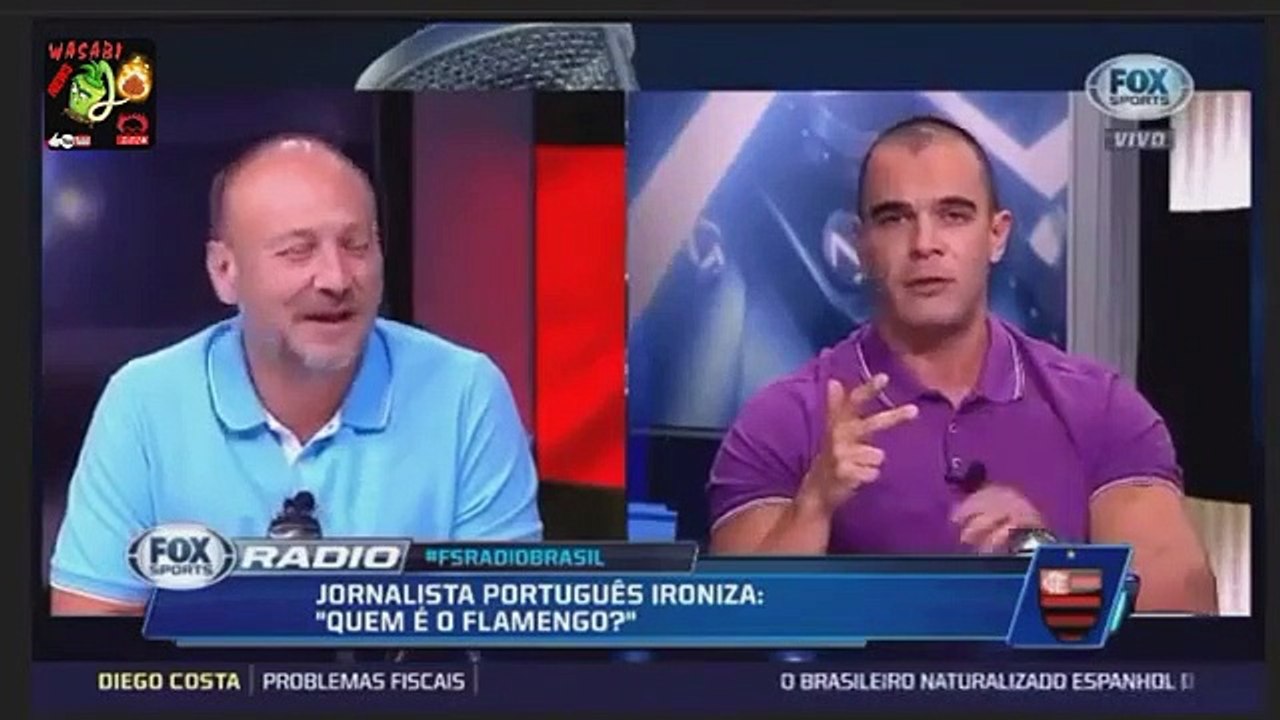 FLAMENGO ? MANUEL SERRÃO HUMILHADO EM PROGRAMA DE TV BRASILEIRA