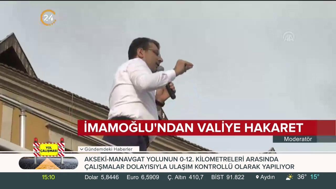 İmamoğlu'ndan valiye hakaret
