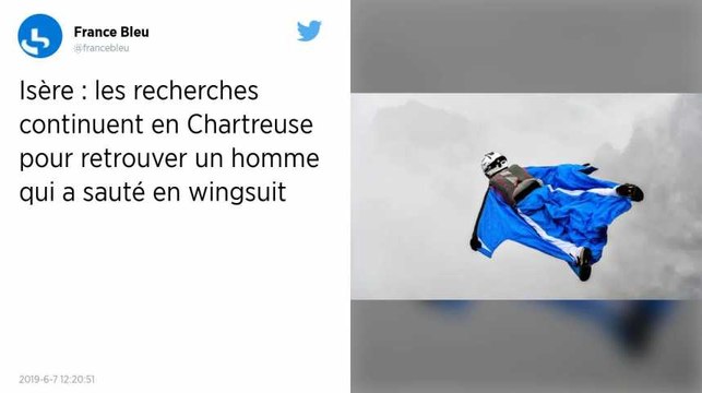 Isère. Un pratiquant de wingsuit porté disparu dans le massif de la Chartreuse