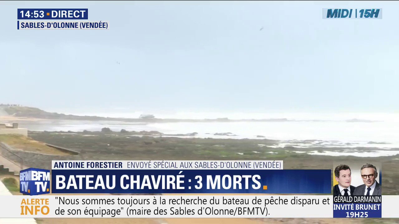 Bateau chaviré: les opérations de secours se poursuivent à la recherche de possibles nouveaux disparus