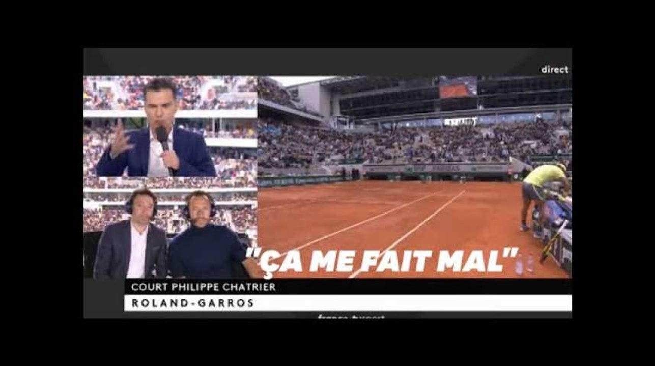Les commentateurs de France Télé s'énervent de voir des sièges vides pour Nadal-Federer