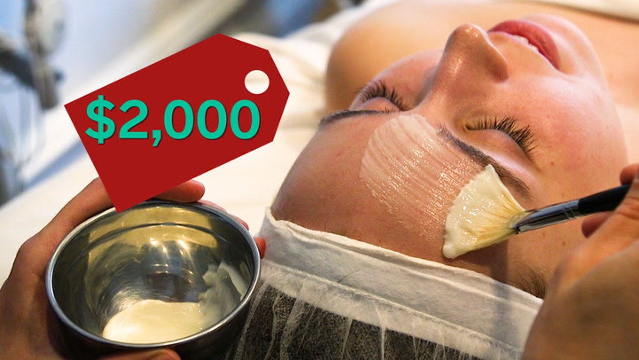 What the Ritz Carlton $2,000 facial feels like
