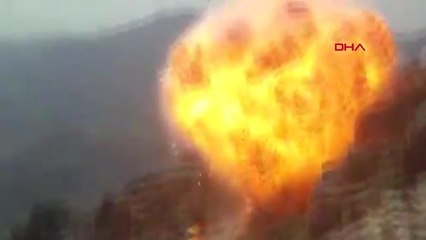 ANKARA Pençe Harekatı'nda PKK'ya ait EYP düzenekleri ve malzemeler ele geçirildi