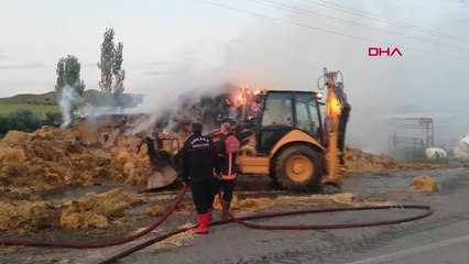Ankara'da 3 bin saman balyası yandı
