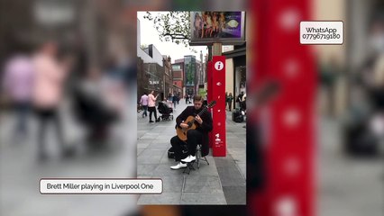 Brett Miller Playing in Liverpool One!