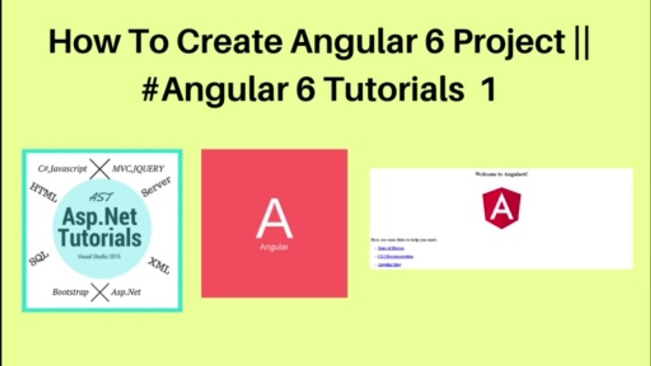 How to create angular6 project || #angular6 tutorials 1