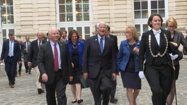 [Le Zoom] Visite au Sénat dʼune délégation de sénateurs américains