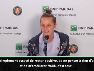 Roland-Garros - Vondrousova : "La plus belle semaine de ma vie"