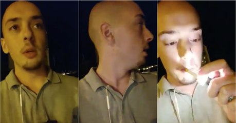 Jovem tuga mostra o perigo de andar sozinho à noite